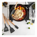 set de cuchaones en silicona para cocina